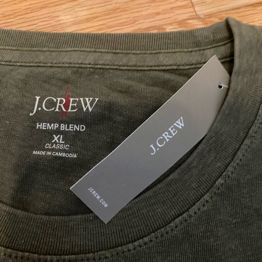 NWT J. Crew Green T shirt